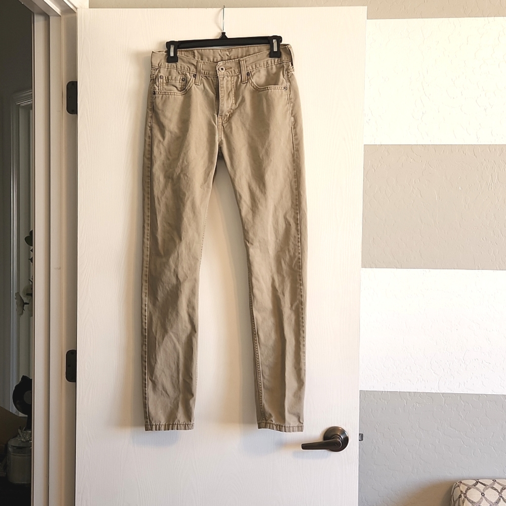 Men's Levi 510 tan jeans